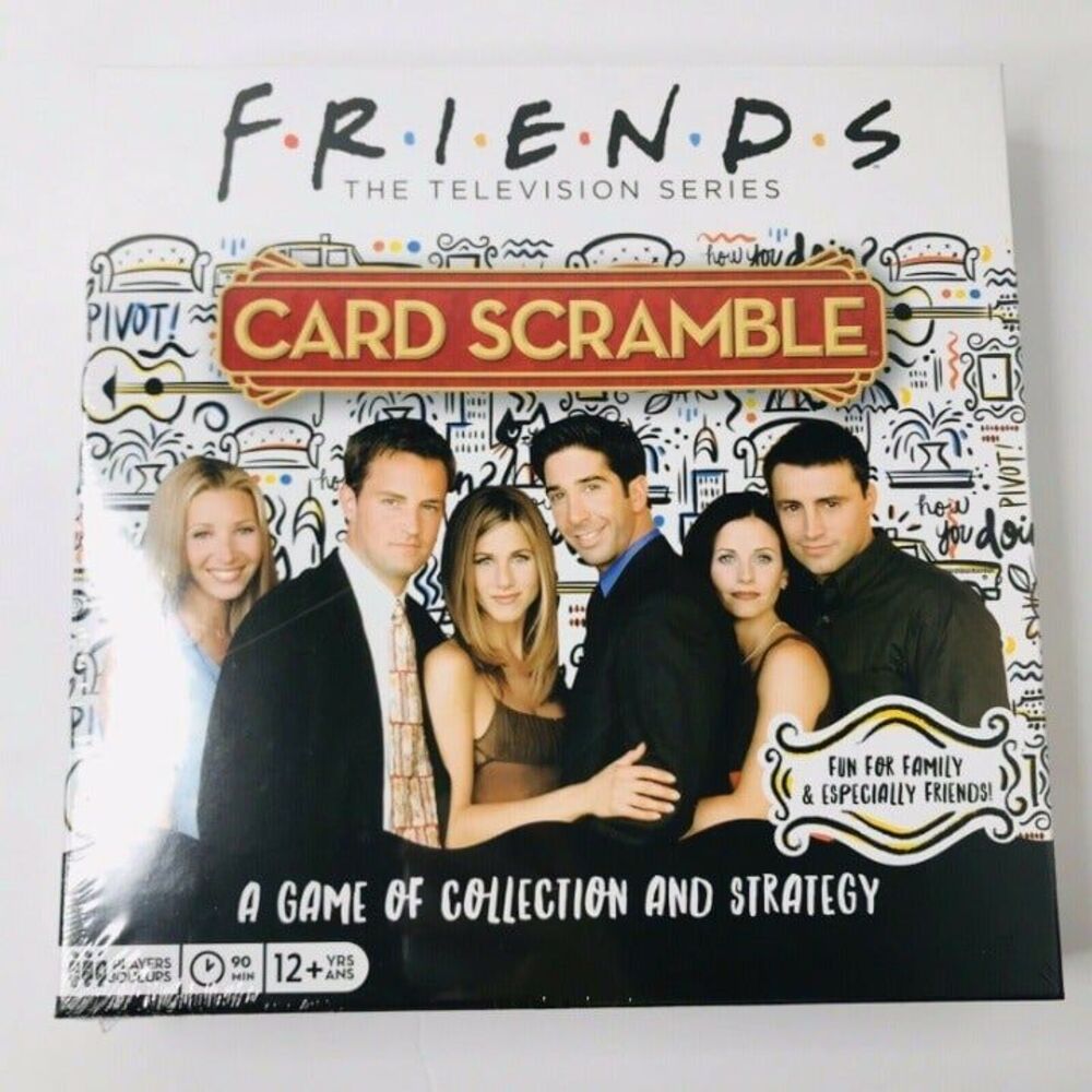 Friends Card Scramble A Game of Collection & Strategy- NEW